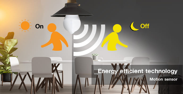 MOTION SENSOR BULBS