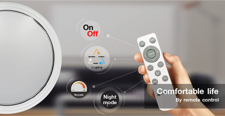 LED CEILING LIGHT SMART REMOTE
