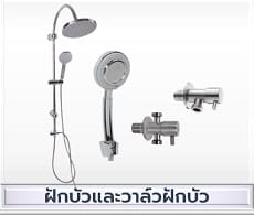 ฝักบัวและวาล์ว