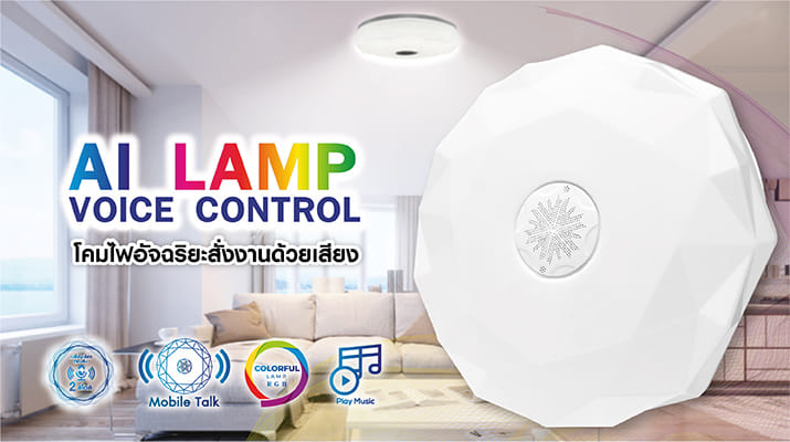 Led Ceiling Voice Control  