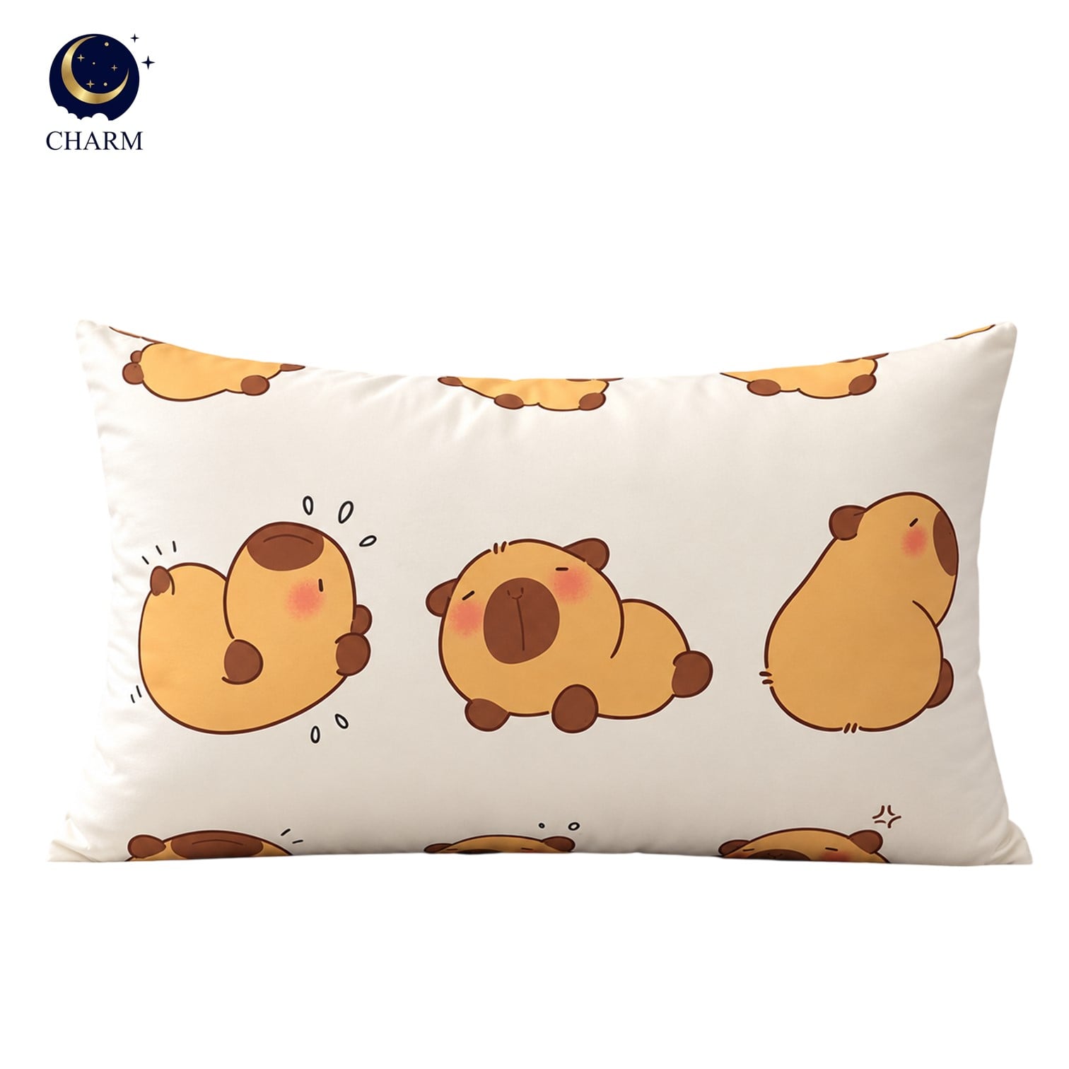 หมอนหนุน CHARM COZY CAPY 17X27 นิ้ว_0