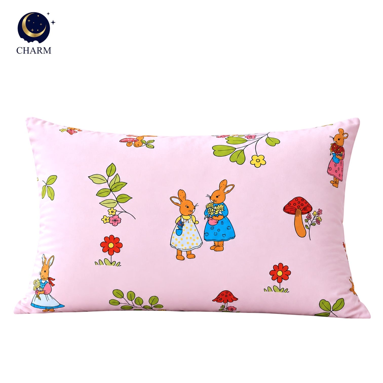 หมอนหนุน CHARM VINTAGE BUNNY 17X27 นิ้ว_0