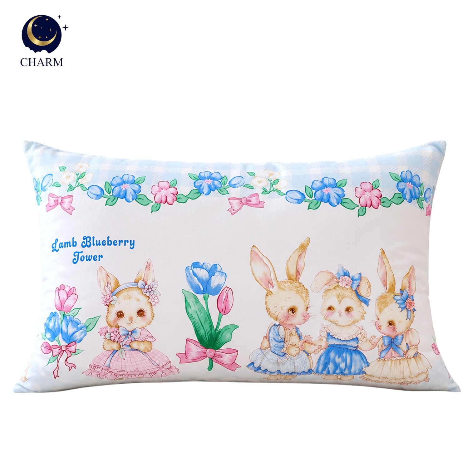 หมอนหนุน CHARM BUNNY BELLE 17X27 นิ้ว_0