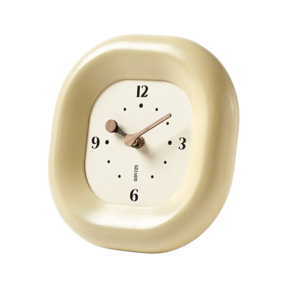 นาฬิกาตั้งโต๊ะ YFACTORY CL119199 สีเหลืองอ่อน_0