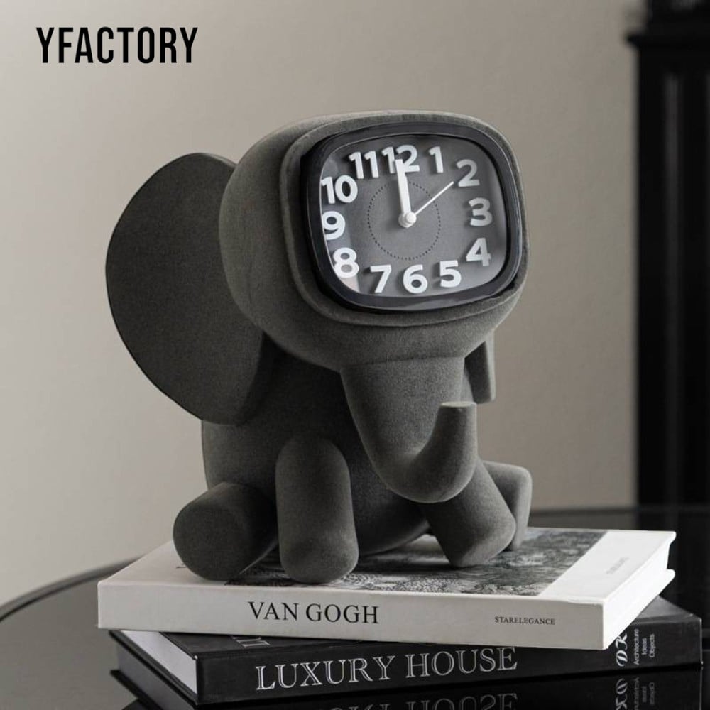 นาฬิกาตั้งโต๊ะ YFACTORY DE119279 สีเทา_2